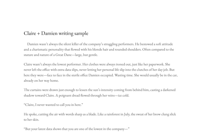 write fast, quality short stories